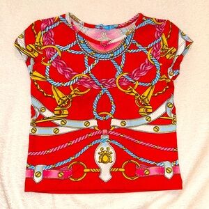 EUC Gorgeous J. McLaughlin Girls Signature Tee size 4T